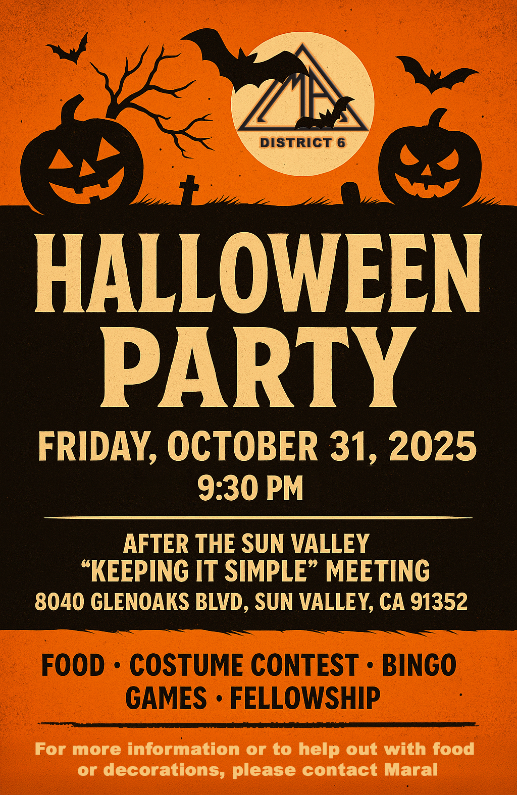 D6 Halloween Party 2025