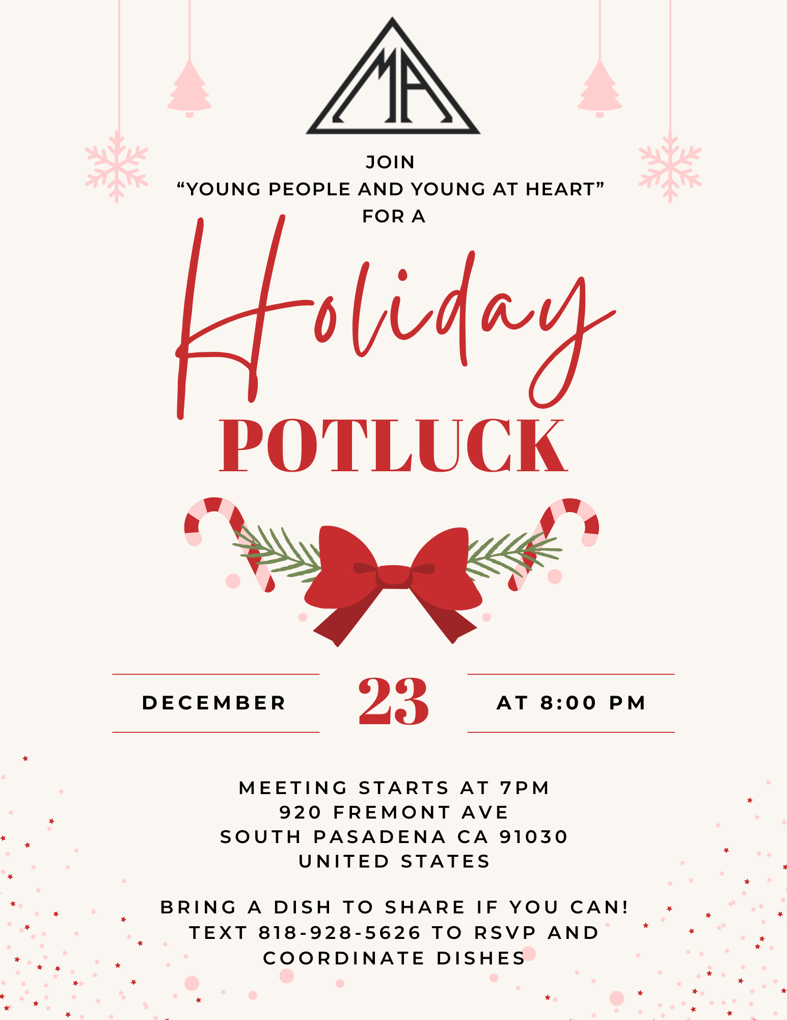 Young People & Young at Heart Holiday Potluck