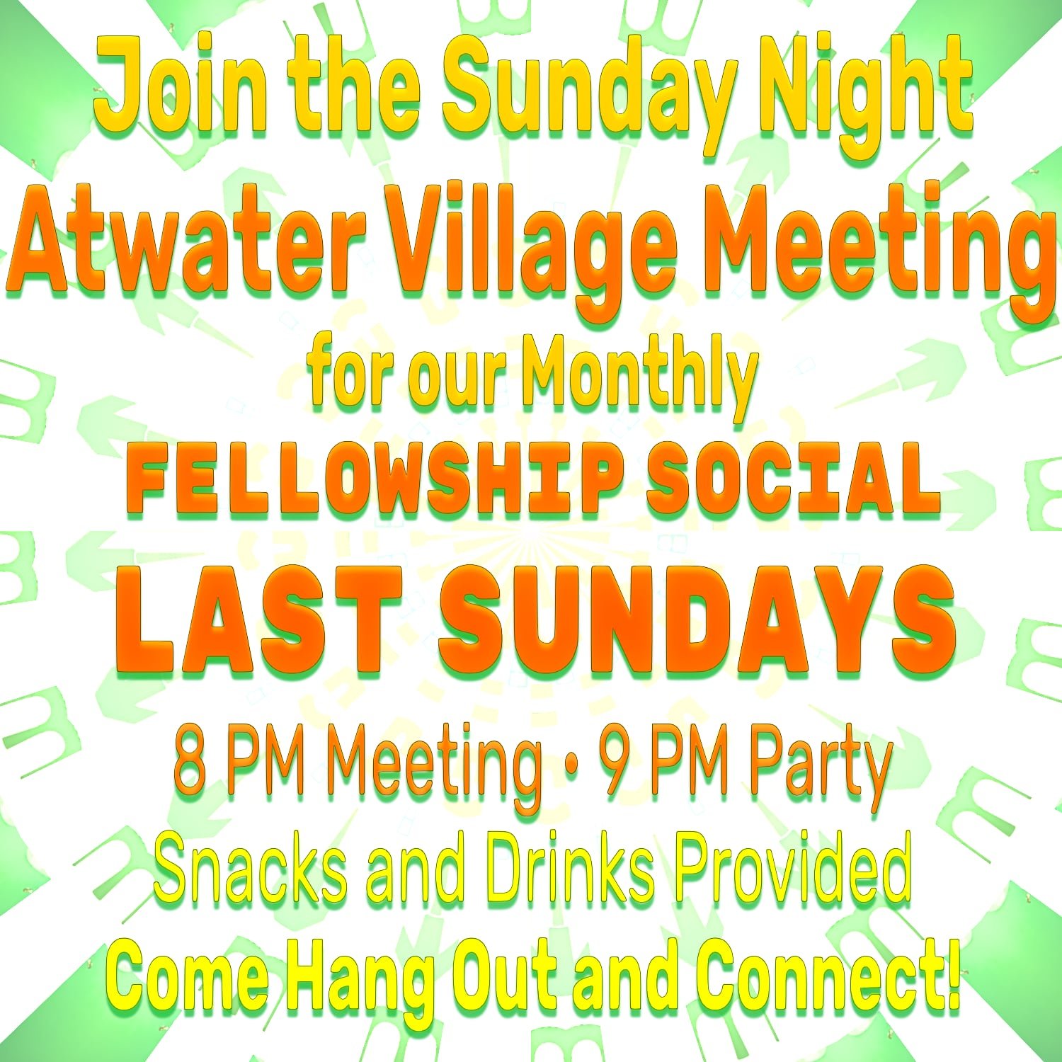 Atwater Fellowship Social