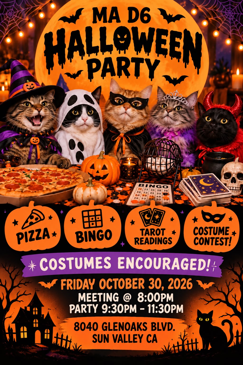 MA D6 Halloween Party