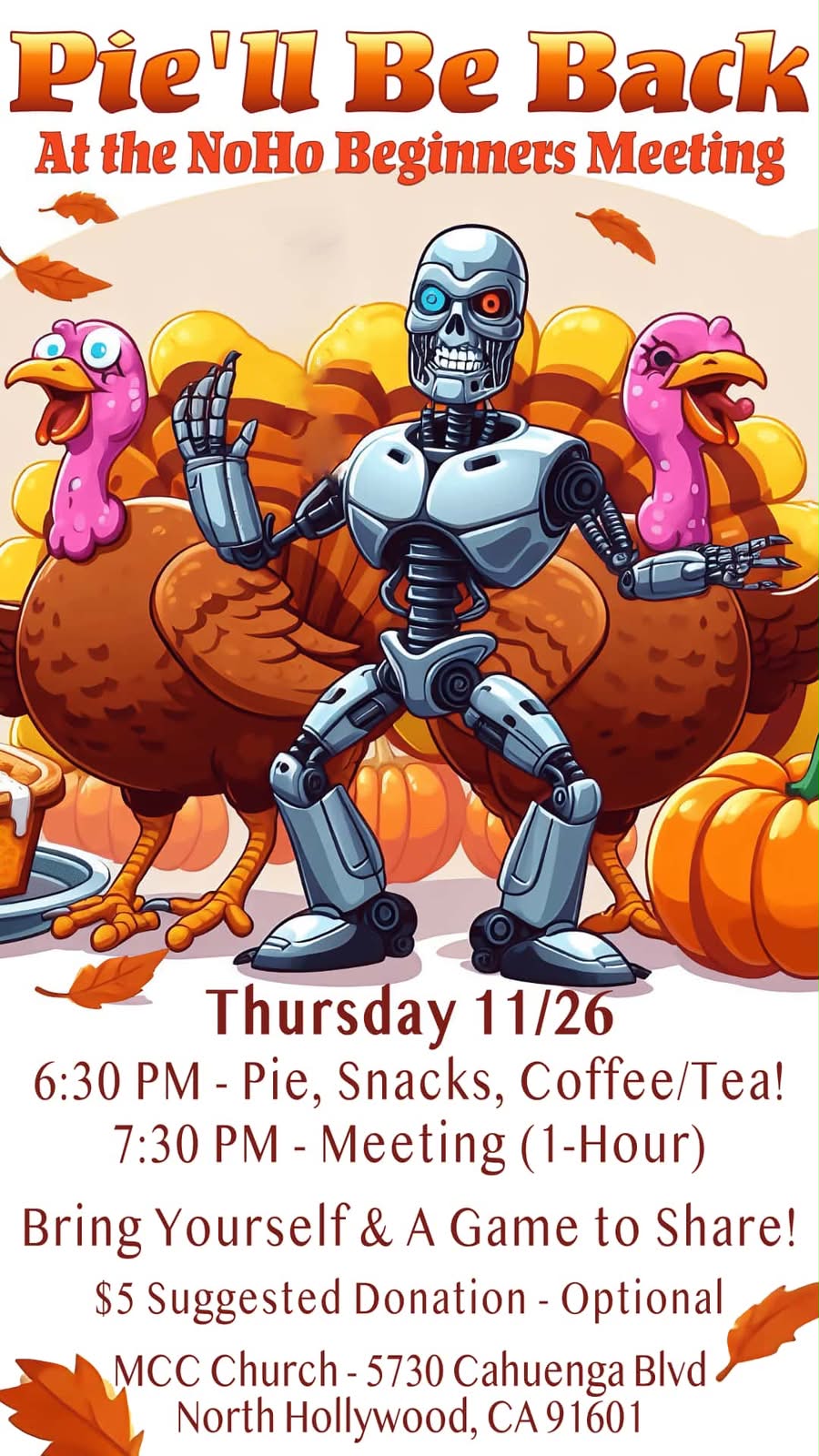 Pie'll Be Back